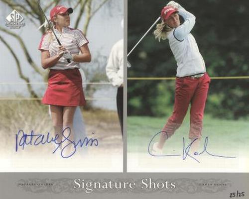 2005 SP Signature Golf - Signature Shots Duals #NG-CK Natalie Gulbis / Carin Koch Front