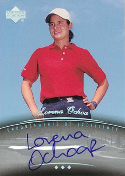 2004 SP Signature - Endorsements of Excellence #A7 Lorena Ochoa Front