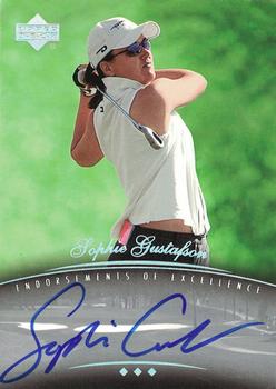 2004 SP Signature - Endorsements of Excellence #A18 Sophie Gustafson Front