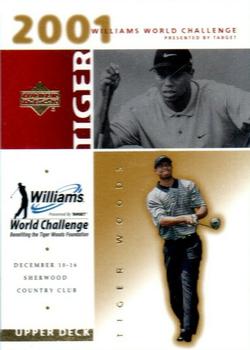2001 Upper Deck Williams World Challenge #NNO Tiger Woods Front