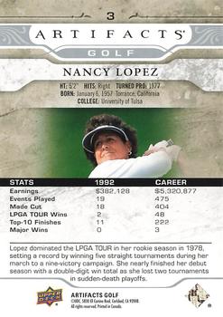 2021 Upper Deck Artifacts #3 Nancy Lopez Back