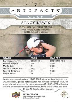 2021 Upper Deck Artifacts #7 Stacy Lewis Back