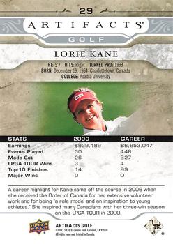 2021 Upper Deck Artifacts #29 Lorie Kane Back