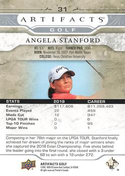 2021 Upper Deck Artifacts #31 Angela Stanford Back