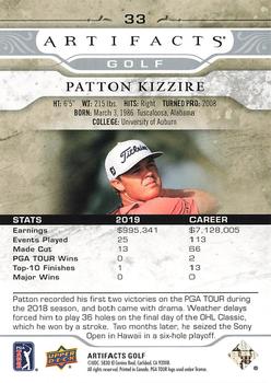 2021 Upper Deck Artifacts #33 Patton Kizzire Back