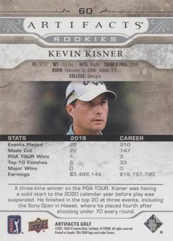 2021 Upper Deck Artifacts #60 Kevin Kisner Back