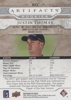 2021 Upper Deck Artifacts #80 Justin Thomas Back