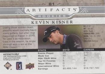 2021 Upper Deck Artifacts #81 Kevin Kisner Back