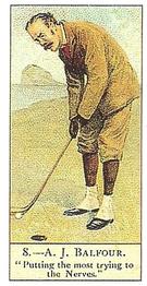 1983 Cope's Golfers reprint #8 A J Balfour Front