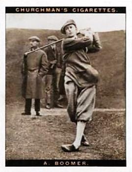 1928 Churchman's Famous Golfers 2nd Series (Large) #2 Aubrey Boomer Front