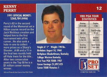 1992 Pro Set PGA Tour The Honda Classic #12 Kenny Perry Back