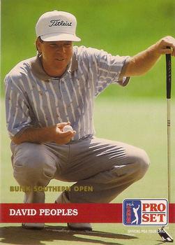 1992 Pro Set PGA Tour The Honda Classic #48 David Peoples Front