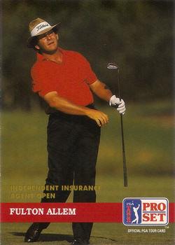 1992 Pro Set PGA Tour The Honda Classic #102 Fulton Allem Front