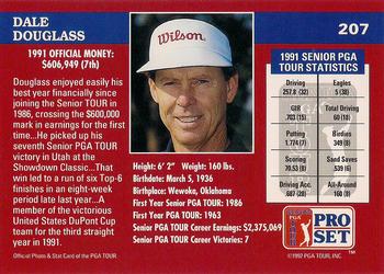 1992 Pro Set PGA Tour The Honda Classic #207 Dale Douglass Back