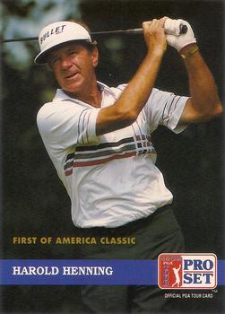 1992 Pro Set PGA Tour The Honda Classic #218 Harold Henning Front