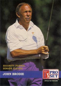 1992 Pro Set PGA Tour The Honda Classic #256 John Brodie Front