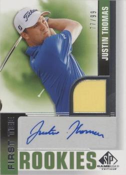 2021 SP Game Used #74 Justin Thomas Front