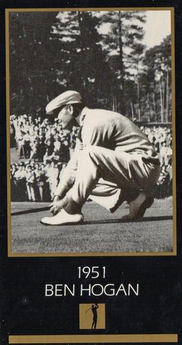 1993-98 Grand Slam Ventures Champions of Golf: The Masters Collection #NNO Ben Hogan Front