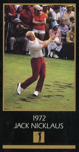 1993-98 Grand Slam Ventures Champions of Golf: The Masters Collection #NNO Jack Nicklaus Front