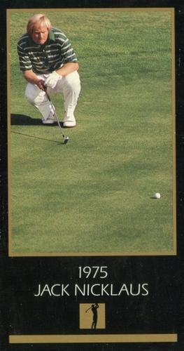 1993-98 Grand Slam Ventures Champions of Golf: The Masters Collection #NNO Jack Nicklaus Front