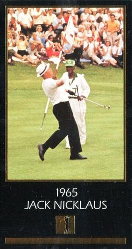 1993-98 Grand Slam Ventures Champions of Golf: The Masters Collection - Gold Foil #NNO Jack Nicklaus Front