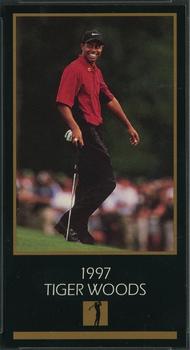 1993-98 Grand Slam Ventures Champions of Golf: The Masters Collection - Gold Foil #NNO Tiger Woods Front