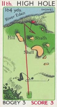 1933 Churchman's Can You Beat Bogey at St. Andrews #31 11th High Hole Front