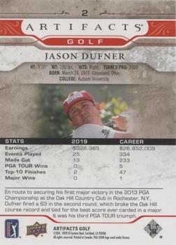 2021 Upper Deck Artifacts - Red #2 Jason Dufner Back