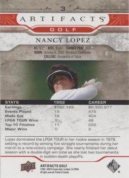 2021 Upper Deck Artifacts - Red #3 Nancy Lopez Back