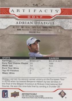 2021 Upper Deck Artifacts - Red #14 Adrian Otaegui Back