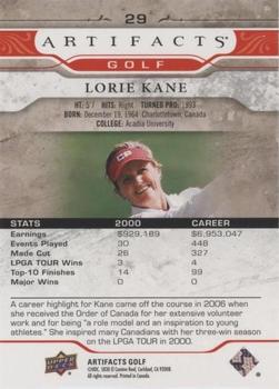 2021 Upper Deck Artifacts - Red #29 Lorie Kane Back