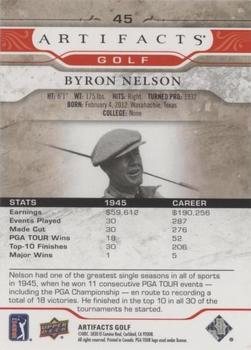 2021 Upper Deck Artifacts - Red #45 Byron Nelson Back