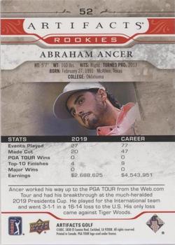 2021 Upper Deck Artifacts - Red #52 Abraham Ancer Back