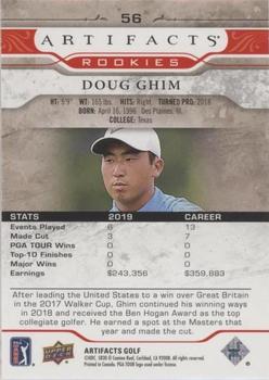 2021 Upper Deck Artifacts - Red #56 Doug Ghim Back