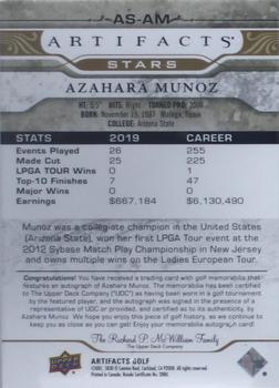 2021 Upper Deck Artifacts - Stars Auto-Memorabilia Gold #AS-AM Azahara Munoz Back