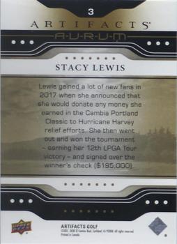 2021 Upper Deck Artifacts - Aurum #3 Stacy Lewis Back