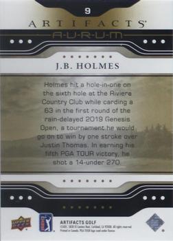 2021 Upper Deck Artifacts - Aurum #9 J.B. Holmes Back