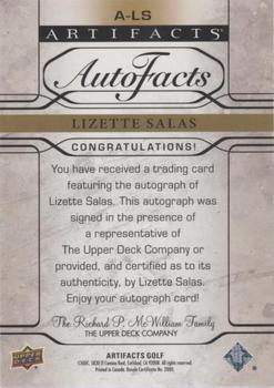 2021 Upper Deck Artifacts - AutoFacts #A-LS Lizette Salas Back