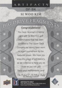 2021 Upper Deck Artifacts - Big Drive Fragments #DF-SK Si Woo Kim Back