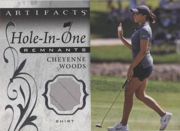 2021 Upper Deck Artifacts - Hole-in-One Remnants #OR-CW Cheyenne Woods Front
