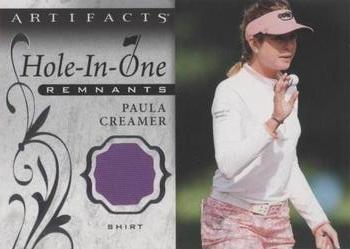 2021 Upper Deck Artifacts - Hole-in-One Remnants #OR-PC Paula Creamer Front