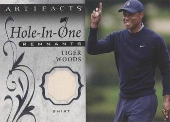2021 Upper Deck Artifacts - Hole-in-One Remnants #OR-TW Tiger Woods Front