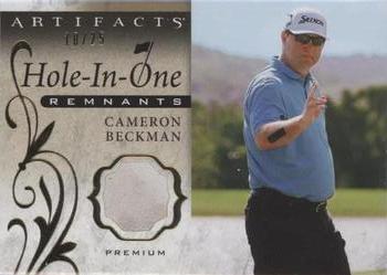 2021 Upper Deck Artifacts - Hole-in-One Remnants Premium #OR-CB Cameron Beckman Front