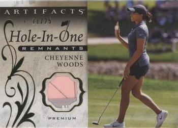 2021 Upper Deck Artifacts - Hole-in-One Remnants Premium #OR-CW Cheyenne Woods Front
