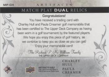 2021 Upper Deck Artifacts - Match Play Dual #MP-CH Charley Hull / Paula Creamer Back