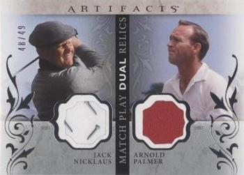 2021 Upper Deck Artifacts - Match Play Dual #MP-NP Jack Nicklaus / Arnold Palmer Front
