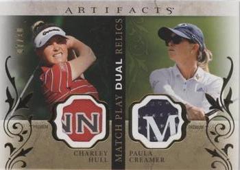 2021 Upper Deck Artifacts - Match Play Dual Premium #MP-CH Charley Hull / Paula Creamer Front