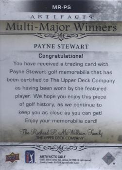 2021 Upper Deck Artifacts - Multi-Major Winners Premium #MR-PS Payne Stewart Back