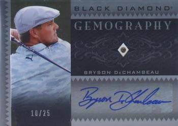 2021 Upper Deck Artifacts - Black Diamond Gemography #BDG-BD Bryson DeChambeau Front