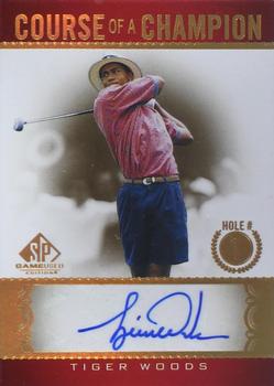 2021 Upper Deck Artifacts - Course of a Champion #CA-1 Tiger Woods Front